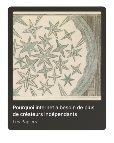 Pourquoi internet a besoin de plus de créateurs indépendants