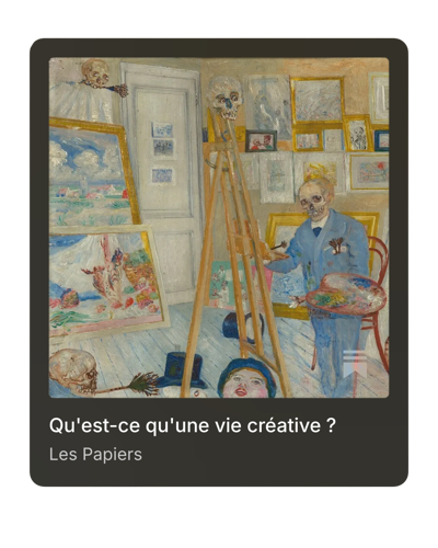 Qu'est-ce qu'une vie créative